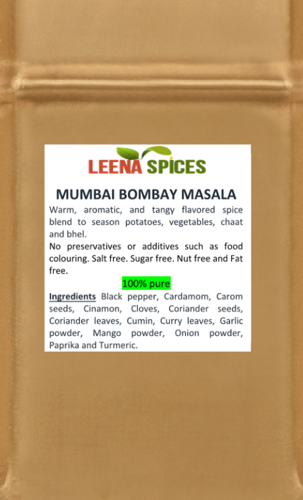 Mumbai Bombay Pure Spice - No Additives - Leena Spices - Leena Spices