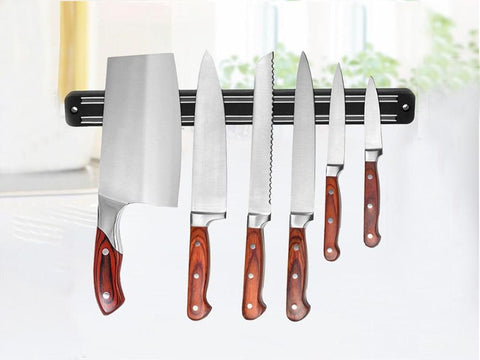 Magnetic Knife Rack Kitchen Tools Magnet Holder - Leena Spices