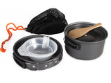 Camping Cooking Pot Set with Carry Bag - Leena Spices