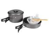 Camping Cooking Pot Set with Carry Bag - Leena Spices