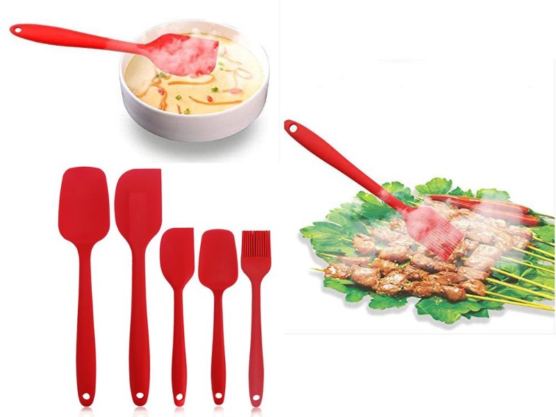 Silicone Spatula Set 5pcs - Leena Spices