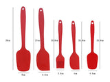 Silicone Spatula Set 5pcs - Leena Spices