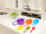 Measuring Spoon Colourful Cups X 6 pieces - Leena Spices