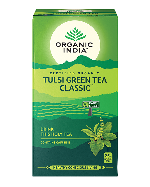 Tulsi Green Tea Classic Organic India - Leena Spices