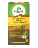 Tulsi Lemon Ginger Tea Organic India - Leena Spices