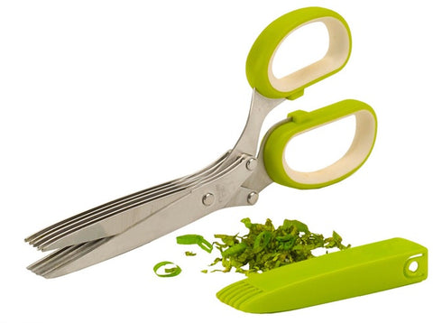 Herb Scissors Five Blade for Herbs and Kitchen use - Leena Spices